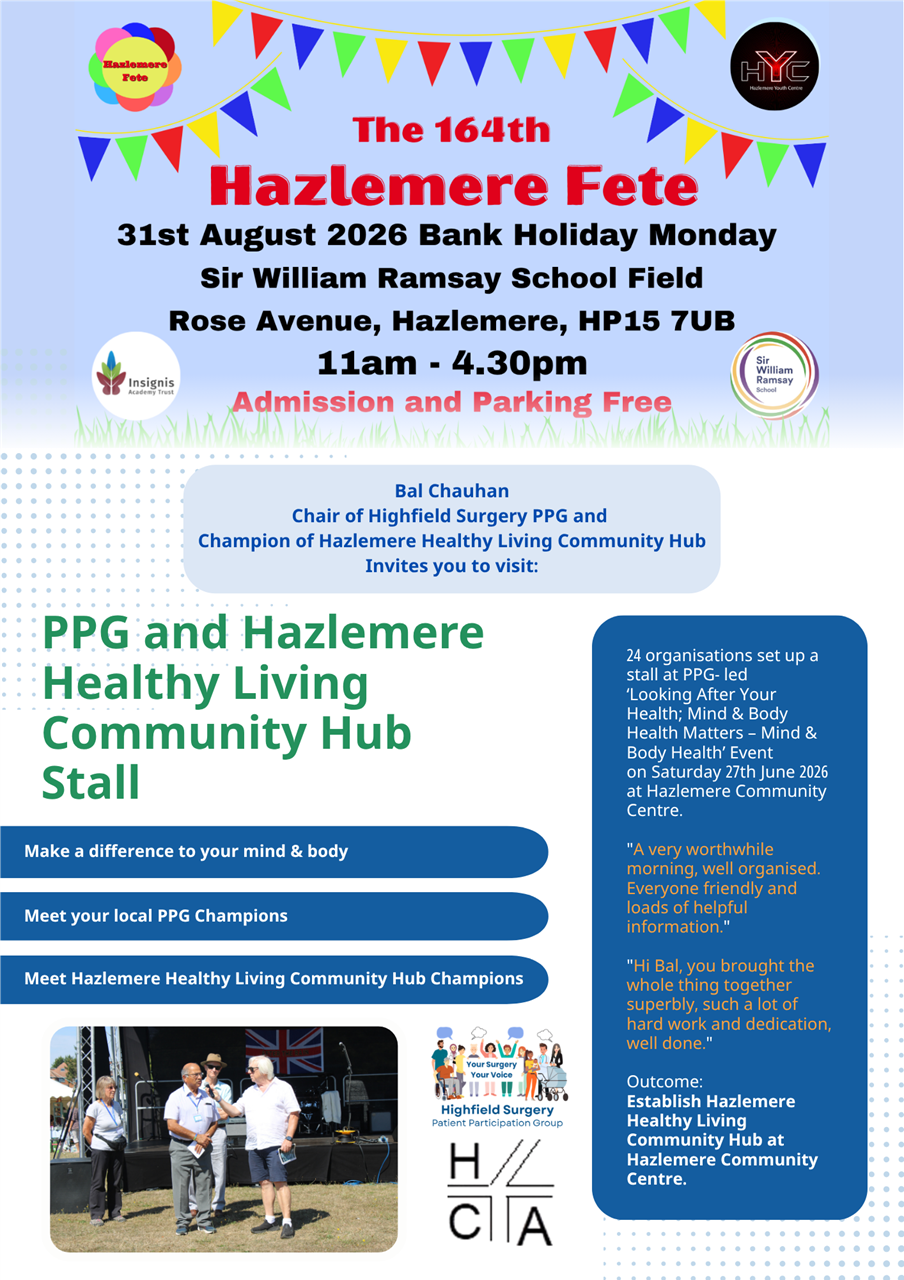 Hazlemere fete poster